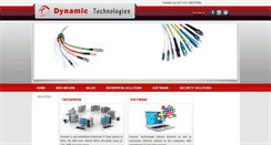 Desktop Screenshot of dynamictechnologies.in