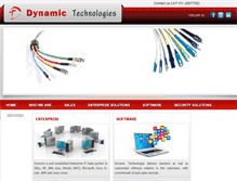 Tablet Screenshot of dynamictechnologies.in